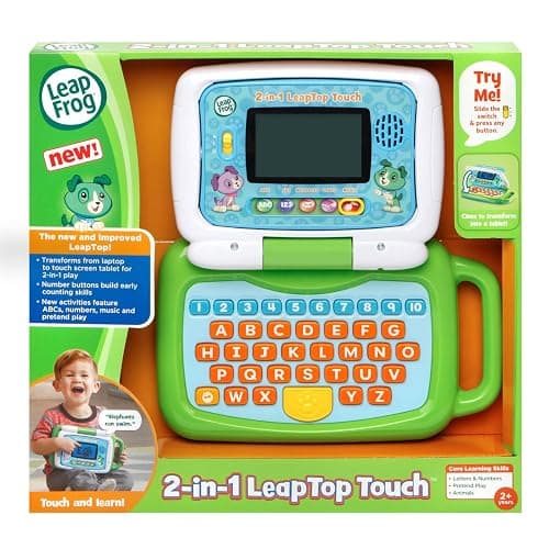LeapFrog 2-in-1 LeapTop Touch, Green thumbnail 6