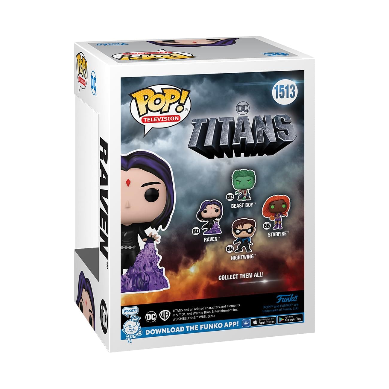 Funko POP! TV: Titans - Raven - DC Titans - Collectable Vinyl Figure - Gift Idea - Official Merchandise - for Kids & Adults - TV Fans - Model Figure for Collectors and Display thumbnail 3
