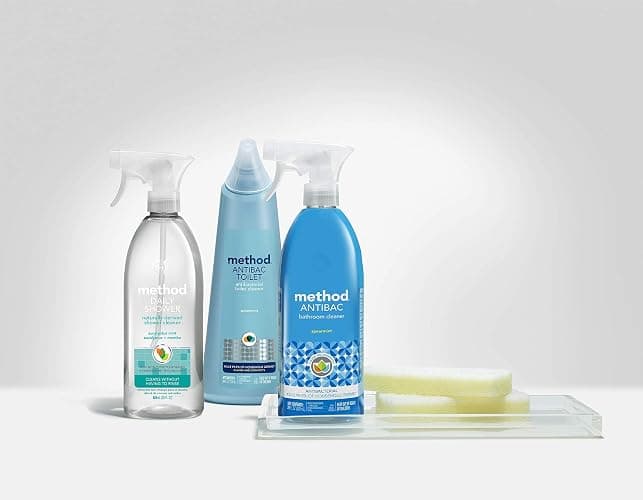 Method Daily Shower Spray Cleaner, Eucalyptus Mint, For Showers, Tile, Fixtures, Glass and Tubs, fl 28 oz (Pack of 1) thumbnail 7