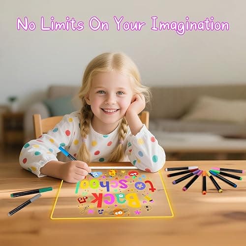 Signsxcel12-Color Liquid Markers for Led Note Board, Compatible with Light Up Drawing Board, Windows, Blackboard, Glass, Neon Erasable Markers,Wet or Dry Erase Markers Fine Tip thumbnail 6