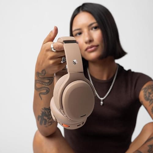 Skullcandy Crusher ANC 2 Wireless Over-Ear Bluetooth Headphones with Multi-Sensory Bass, Active Noise Cancelling, Up to 60 Hours Battery, Microphone for iPhone Android - Primer thumbnail 9