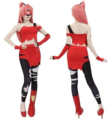 C-ZOFEK US Size Cosplay Costume With Gloves Eye Mask Shoes Cover Full Set Outfit for Halloween Women - Image 1