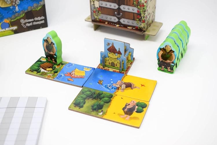 Strategy Board Game Extension for Kids, Teens and Family, Tabletop Game Nights, Ages 8 & Up, 2 to 5 Players, Kingdomino Age of Giants Expansion by Blue Orange Games thumbnail 2