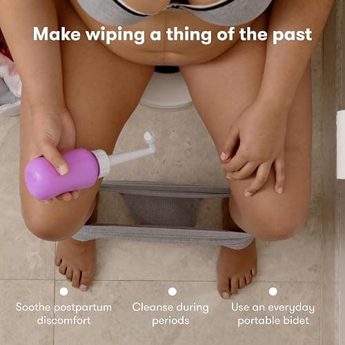 Frida Mom Upside Down Peri Bottle for Postpartum Care, Portable Bidet Perineal Cleansing and Recovery for New Mom, The Original Fridababy MomWasher thumbnail 4
