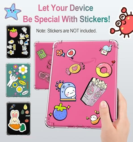 MoKo Case for All-New 7" Kindle Paperwhite (12th Generation-2024) and Kindle Colorsoft Signature Edition 2024, Ultra Thin Clear Flexible Transparent TPU Skin Bumper Back Cover Shell, Clear thumbnail 3