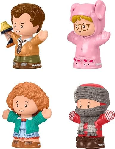 Little People Collector A Christmas Story, special edition figure set with 4 characters from the classic holiday movie thumbnail 4