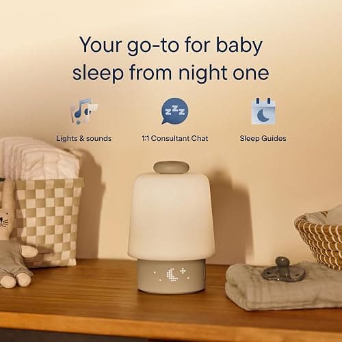 Hatch Baby Sound Machine, Night Light | Sleep Support | Registry Essential, Routine Builder, Time-to-Rise Alarm Clock, White Noise, Nursery Stories, Toddler Kids (Wi-Fi) (Greige) thumbnail 2