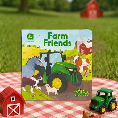 John Deere Kids Farm Friends Lift-a-Flap Board Book - Busy Tractor Helps Its Friends on the Farm thumbnail 6