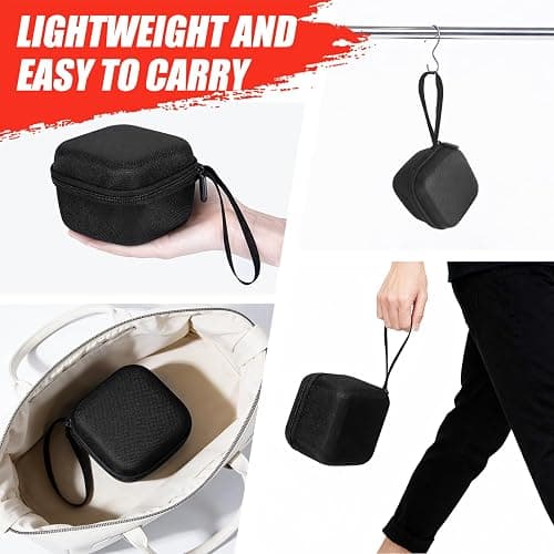 Hard Carrying Case Compatible for BELTBOX 3.0 Vocal Dampener Belt Box for Singers, Hard Shell Zipper Case Great for Travel and Home Storage, Suitable for Both Men and Women, Black Color thumbnail 6