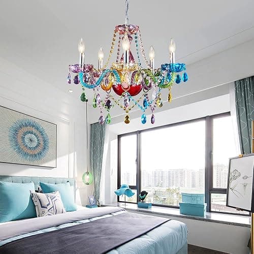 Saint Mossi Modern Colorful K9 Crystal Chandelier thumbnail 8