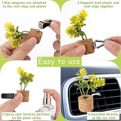 succulent car air fresheners thumbnail 3