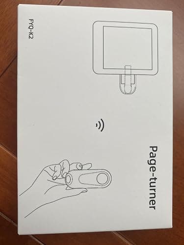 RF Remote Control Page Turner for Kindle Paperwhite Oasis eReaders Kobo,Camera Video Recording Remote Triggers, Page Turner for ipad Tablets Reading Novels Comics(Black) thumbnail 7