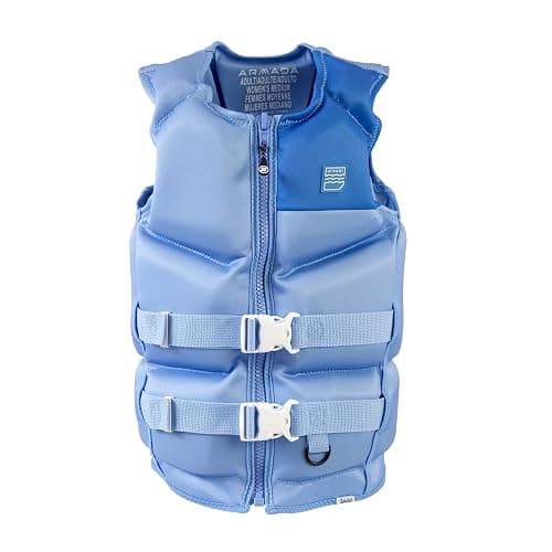 Jetpilot Women’s Armada Evoprene U.S. Coast Guard Approved Life Jacket PFD. 19-Panel Performance Vest for Wakeboarding, Jet Ski & Boating - Image 1