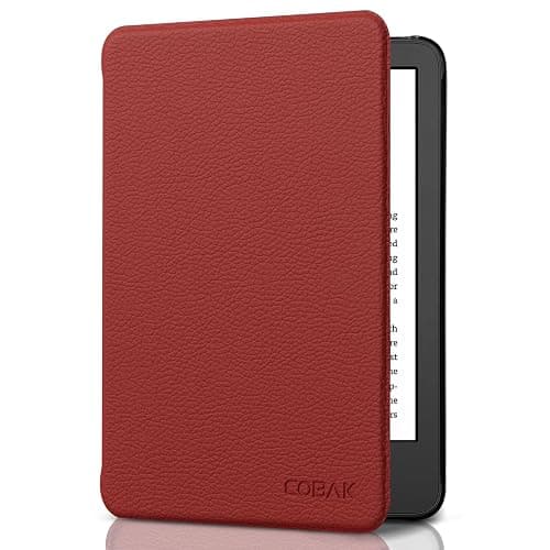 CoBak Case for All New 6 Inch E-Reader 2024 and 2022 (11 Generation) - PU Leather Smart Cover, Auto Sleep and Wake, Premium Protective Case for Kindle, Boox, Kobo - Image 1