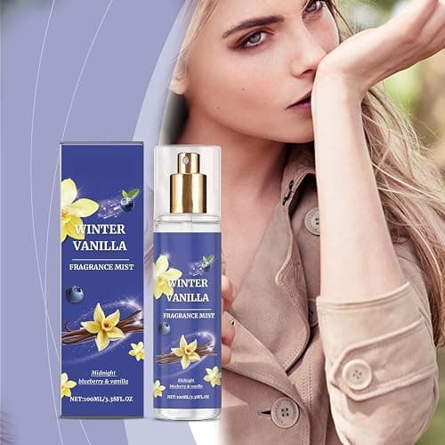 Vanilla Blueberry Body Fragrance Spray, Fresh and Sweet Perfume with Floral and Fruity Notes, Long Lasting Fragrance Eau De Toilette, Exudes Unique Charm - 100ML/3.38 Fl.Oz thumbnail 2