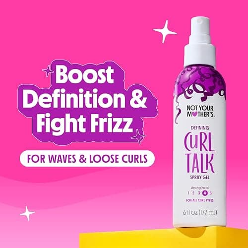 Not Your Mother's Curl Talk Curl Defining Spray Gel and Strengthening Hair Oil (2-Pack) - Styling Products for All Curl Types thumbnail 3
