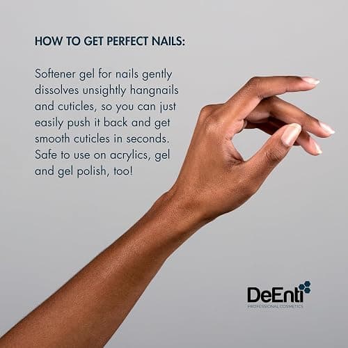 DeEnti Instant Cuticle Remover Gel, Nail Cuticle Softener, 8oz Eucalyptus | Softens and lifts cuticles in seconds for a fast, professional manicure, a gentle eucalyptus gel for salon-quality nail care thumbnail 7