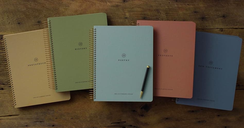 ESV Spiral-Bound Journaling Bible, Five-Volume Set (Hardcover): Holy Bible, English Standard Version thumbnail 4