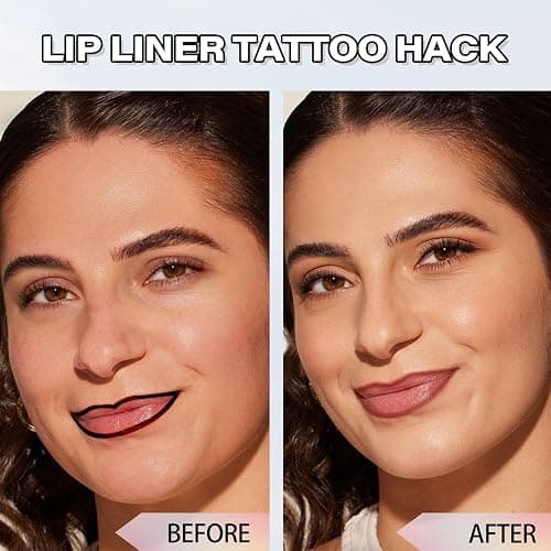 Cilrofelr Peel Off Lip Liner Stain, Long Wear Tattoo Lip Liner with Tweezer, Peel Off Lip Stain with Matte Finish, Long Lasting, Waterproof, Transfer-proof, Highly Pigmented Color (Cocoa) thumbnail 2