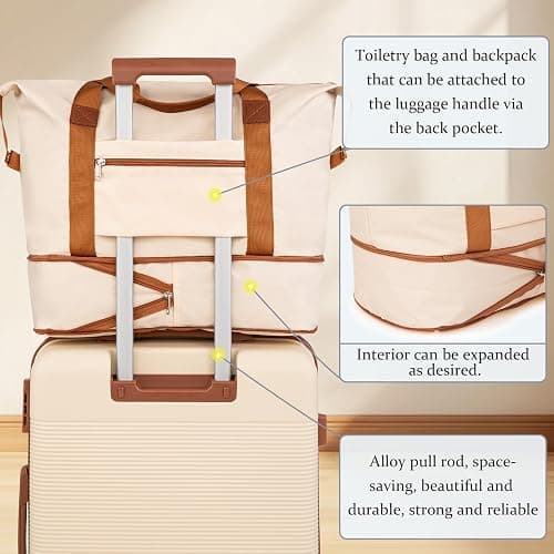 Cobens Luggage Sets 5 Piece with Spinner Wheels, Lightweight Hardshell Suitcases Set with Lock for Men and Women, Carry on Luggage Travel Set with Durable ABS Hard Case thumbnail 4