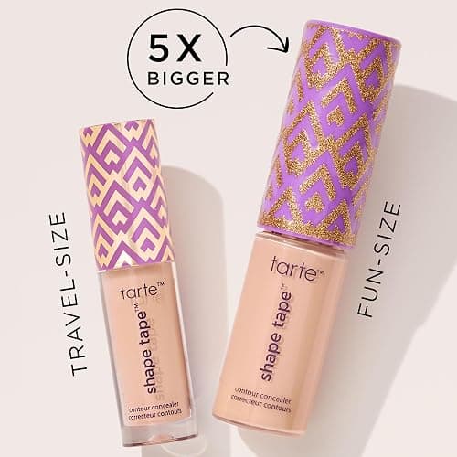 tarte shape tape best-sellers set – Shape Tape Concealer, Hydrating Lip Gloss Balm & Mascara for Curl, Volume & Length, Longwear, Cruelty Free thumbnail 4