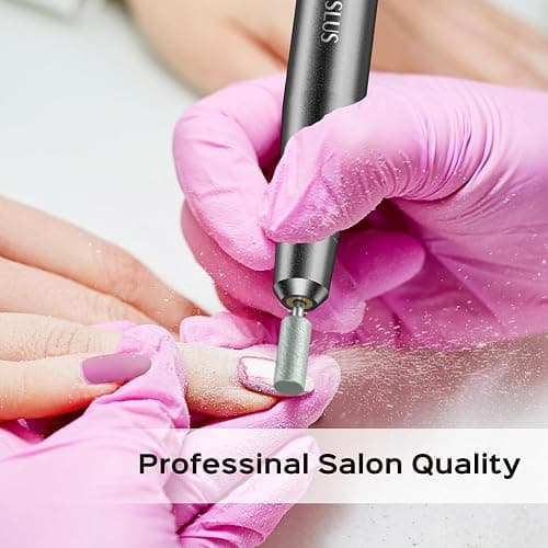COSLUS Electric Nail Drill File Professional: for Acrylic Gel Dip Powder Nails Portable Nail Drill Machine Kit Manicure Pedicure Tools Polishing Set with Nail Drill Bits Sanding Bands thumbnail 4