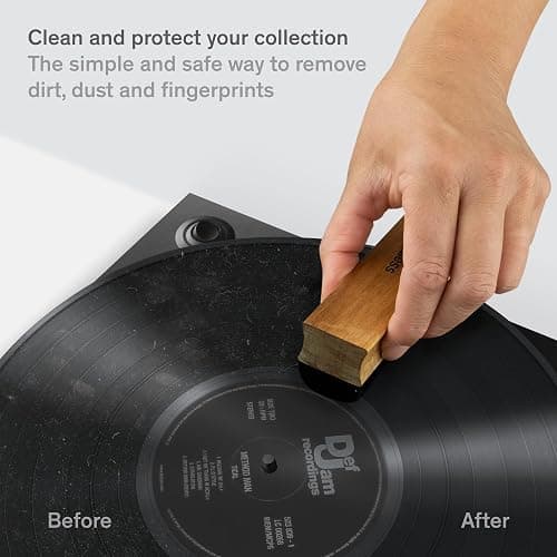 Boundless Audio Vinyl Record Cleaning Kit - 5-in-1 Vinyl Cleaning Kit Includes Velvet Record Brush, Stylus Cleaner, Cleaner Solution, Nylon Brush & Storage Bag thumbnail 2