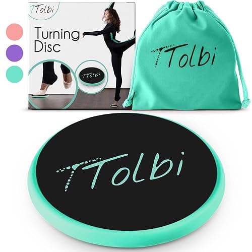 Premium Turning Boards for Dancers, Turn Board for Ballet and Ice Skating | Improve Spins, Technique and Balance, Portable Spin Disc for Dance and Figure Skating, Spinner Disk Training Equipment Gifts - Image 1