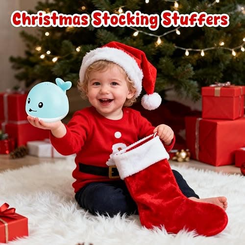 Gigilli Baby Bath Toys, Bath Toys for Kids Ages 1-3, 1 2 3 Year Boy Girl Gift Christmas Stocking Stuffers for Babies 6-12-18 Months Light Up Whale Bath Toy Sprinkler Toddler Birthday Bathtub Water Toy thumbnail 2