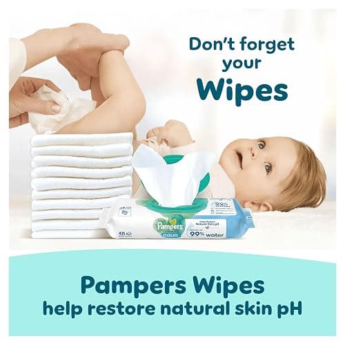 Pampers Premium Protection New Baby Size 1, 180 Nappies, 2kg-5kg, Monthly Pack, The Only Newborn Nappy Approved by British Skin Foundation thumbnail 9