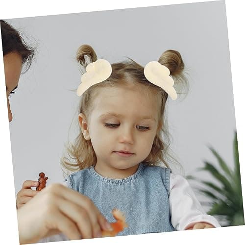 GALPADA 1paar Flügel Haarspangen Cartoon Plüsch Haarnadeln Für Mädchen Für Schule Partys Und Besondere Anlässe Umweltfreundliches Material Vielseitig Kombinierbar thumbnail 5