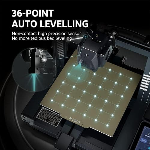 ELEGOO Neptune 3 Pro 3D Printer, Quick Assembly with Auto Leveling, Direct Drive Extruder, PEI Flexible Platform and Removable Touchscreen, 8.85x8.85x11 inch Printing Size thumbnail 5