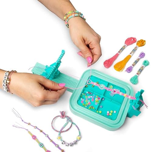 Rainbow Loom: Wrap it Loom Bracelet Maker - DIY Friendship String Bracelet Kit, 600 Beads, 4 Bracelet Styles, Jewelry Crafting Activity, Kids Ages 8+ thumbnail 2