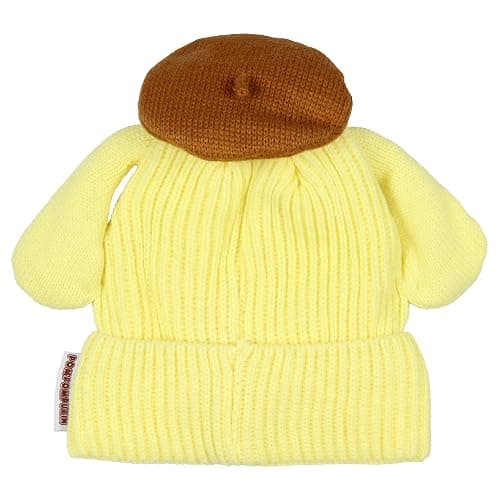 Sanrio Pompompurin Beanie Hello Kitty and Friends Pompompurin Embroidered Character Cuffed Beanie Cap Hat OSFM for Men and Women thumbnail 4