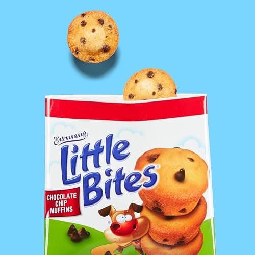 (Value Pack) Little Bites Chocolatey Chip Muffins, 20 individual packs, (1.5 oz each), Made with Real Chocolate Chip Mini Muffins, 30 oz Multipack thumbnail 6
