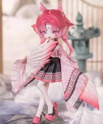 CALEMBOU BJD Blind Box, Cute Luluya Cloud Feather Pavilion Series Ball Jointed Doll Blind Box, 8 Inches Dress up Doll with Joints, Collectable Action Figure for Birthday Gifts thumbnail 9