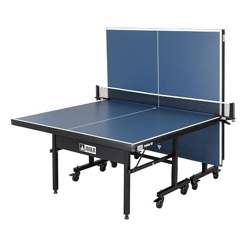JOOLA Inside Professional MDF Indoor Ping Pong Table with Quick Clamp Table Tennis Net and Post Set - 10 Minute Easy Assembly - Tournament Quality - Foldable with Single Player Playback Mode thumbnail 7