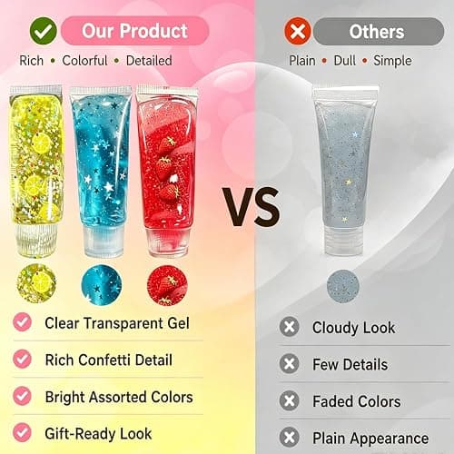 3PCS Bottle Squishy Fidget, Toothpaste Shaped Squishy, Soft Slow Rising TPR Squeeze with Fruit Charms, Cute Sensory Stress Relief and Anxiety Relief thumbnail 7