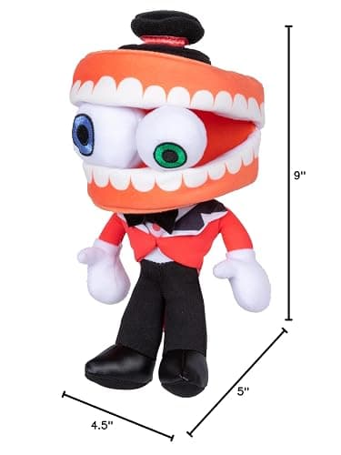The Amazing Digital Circus Deluxe Caine Plush Figure, 8"/20.3 CM Figure Made with Premium Materials, Collect Caine, Pomni, Kinger, Jax and Ragatha thumbnail 2