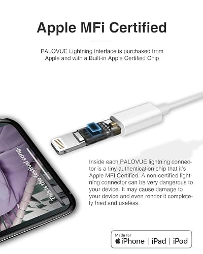 PALOVUE Lightning Kopfhörer Ohrhörer Ohrstöpsel Kompatibel iPhone 13 12 11 Pro Max iPhone X XS Max XR iPhone 8 Plus iPhone 7 Plus MFi Zertifiziert mit Mikrofon Controller thumbnail 4