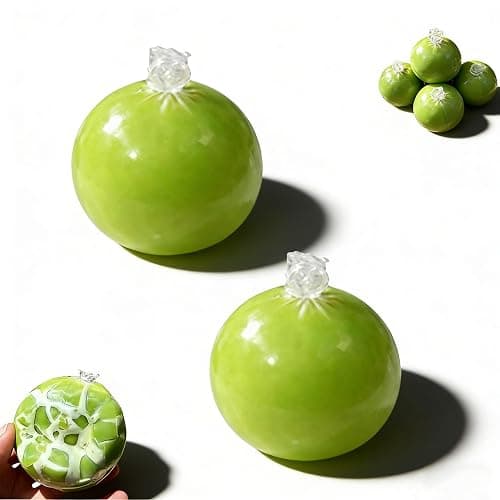 2 PCS Wax Cracking Squishy - Wax Cracking Squishy for Asmr, Crispy Stress Balls, Soft Gel Fidget Toy with Crackable Texture, for Asmr (Green) - Image 1