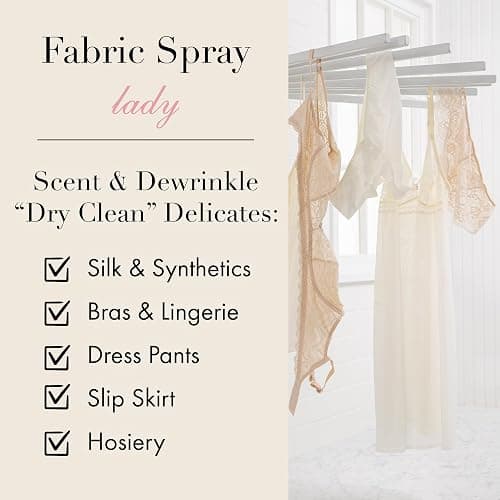 The Laundress Delicate Fabric Spray, Wrinkle Release Spray, Upholstery and Linen Spray, Silk & Lingerie Refresher, Lady Scent, Citrus, Rosewood, Musk, 8 Fl Oz thumbnail 6