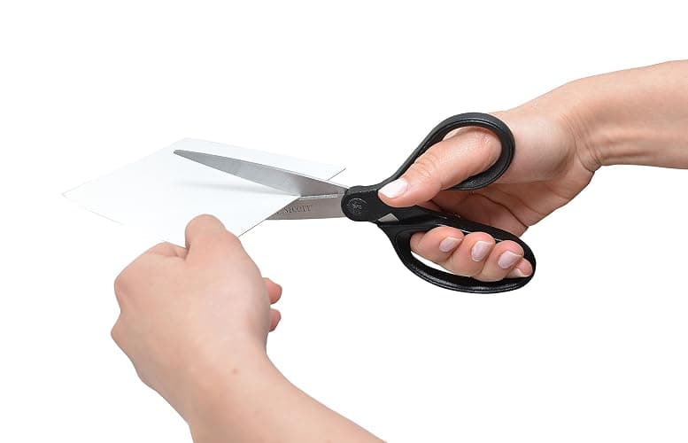 Westcott 16451 8-Inch KleenEarth Recycled Scissors For Office and Home, Black thumbnail 5