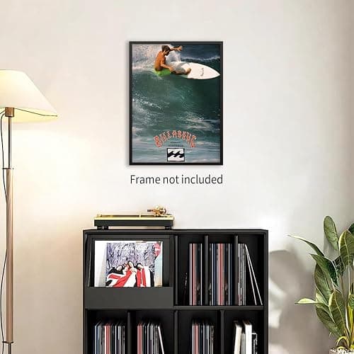 Jefuzh 90s Beach Ocean Surf Posters Summer Surfing Wall Art Trendy Coastal Surfer Picture Prints for Apartment Bedroom Wall Decor 12X16 inch Unframed thumbnail 7