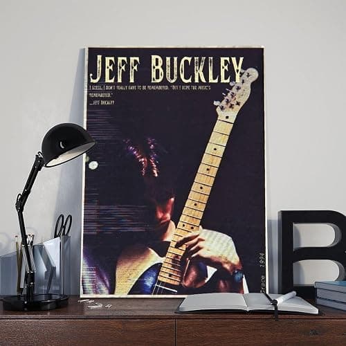 SMART COLOR Jeff Buckleys Fan Art10 Canvas Poster Bedroom Decor Landscape Office Room Decor Gift 12" L X 18" W thumbnail 8