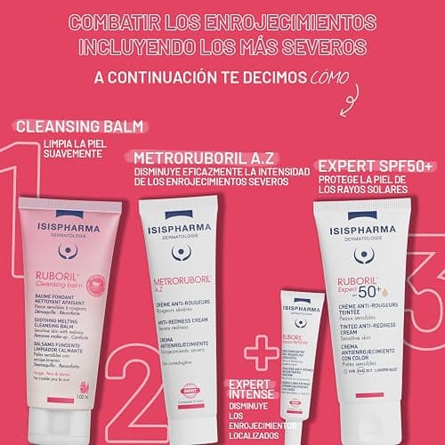 ISISPHARMA METRORUBORIL A.Z Crema - Anti-rojeces 30 ml - Diseñada con un 15% de Ácido Azelaico - Reduce el Enrojecimiento, Mejora la Microcirculación - Productos franceses - 30 ml (Paquete de 1) - blanco thumbnail 9