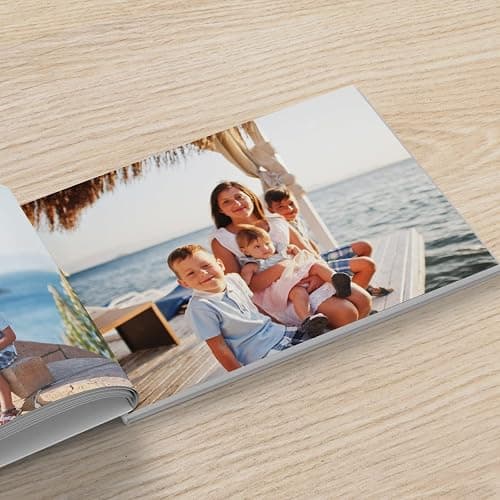 Personalized Photo Album 8.5x11" Hard Cover - Print Your own Memory Book, Photo Gifts (30 Photos) thumbnail 3