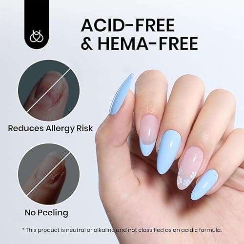 Beetles Gel Nail Glue Kit Nail Dehydrator and Primer 3Pcs 10ml | Acid & HEMA Free Professional Prep for Press On Nails, Nail Tips and Extensions Gifts for Women thumbnail 4