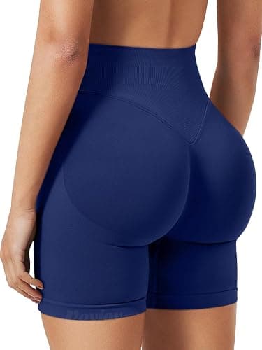 VOYJOY Women Workout Impact Shorts 2.5"/ 3.6"/ 4.5"/ 6" Scrunch Butt Lifting Gym Seamless Booty Biker Shorts thumbnail 2
