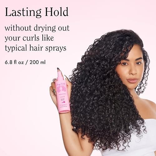 Rizos Curls Alcohol-Free Curl Hair Spray – Flexible Hold, Volume & Frizz Control – Adds Shine & Bounce for All Hair Types Wavy, Curly, Coily 1a–4c – Sulfate, Paraben & Alcohol-Free thumbnail 2